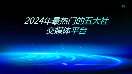 2024年最热门的五大社交媒体平台