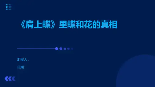 《肩上蝶》里蝶和花的真相