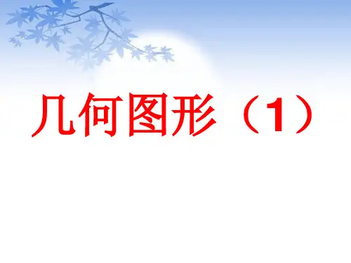 初中数学  几何图形(1)