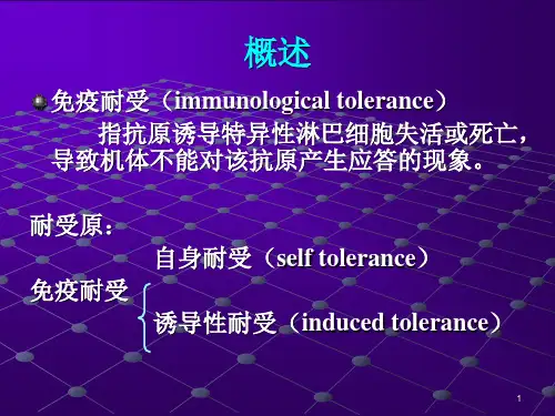 免疫调节与免疫耐受