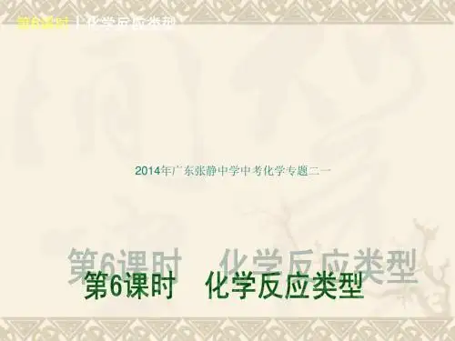 2014年广东张静中学中考化学专题二一