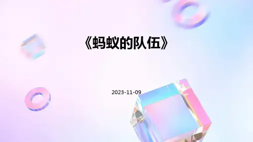 《蚂蚁的队伍》