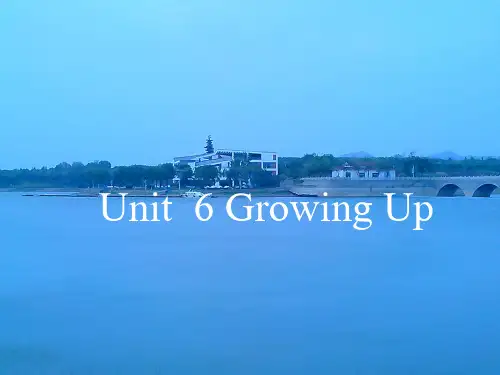 人教版新起点五年级下英语Unit 6 Growing Up课件
