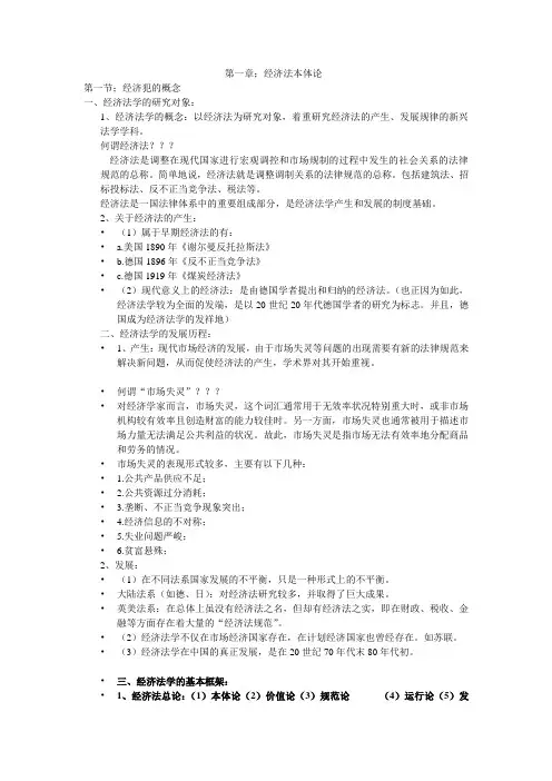 经济法概论