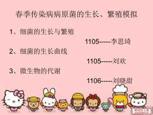 微生物细菌的生长