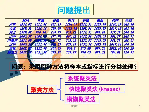 聚类分析  ppt课件