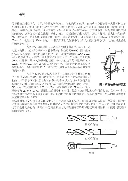 钻削与钻头