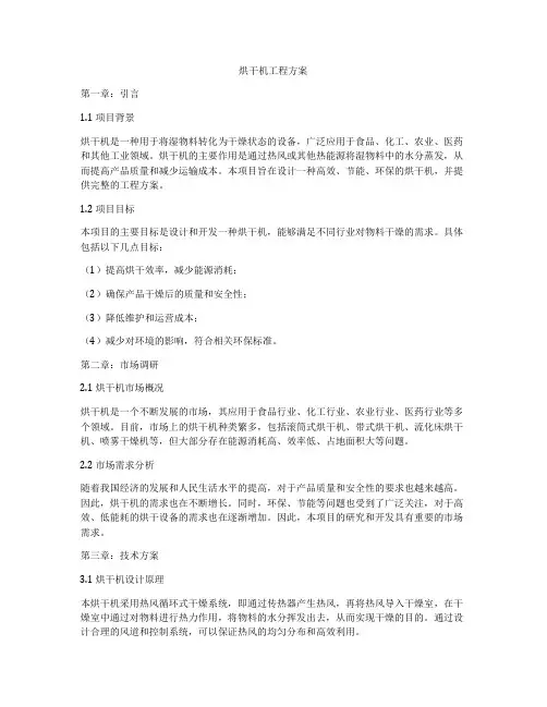 烘干机工程方案
