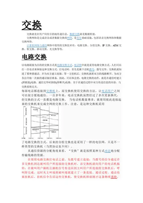 交换的概念