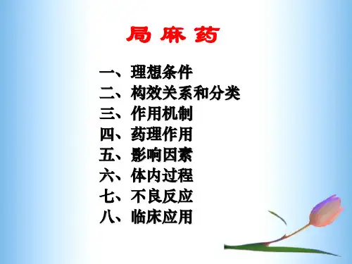 [医学]肌松药本科.ppt