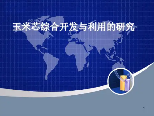 玉米芯的综合开发与利用(课堂PPT)
