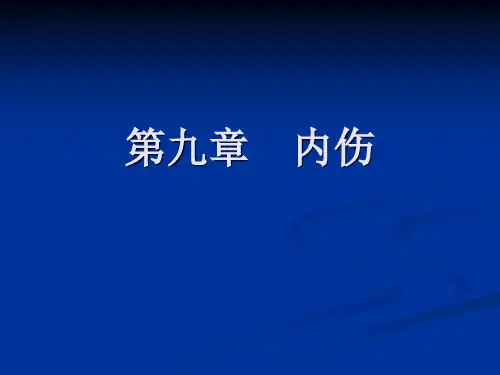 内伤—中医伤科学