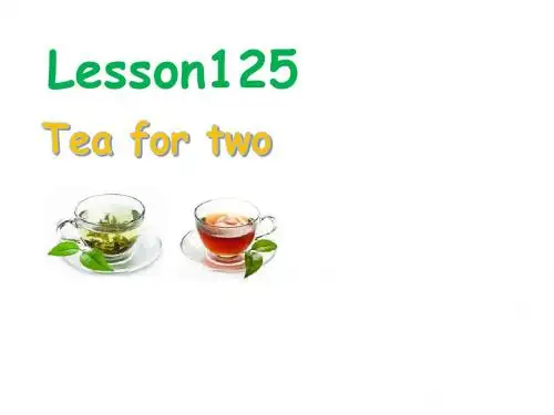 新概念英语第一册-Lesson125-126课(共26张PPT)