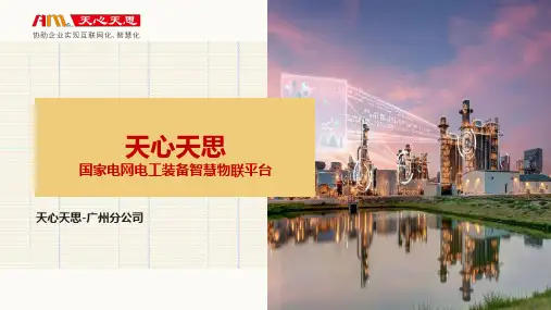 天心天思国家电网电工装备智慧物联平台V1