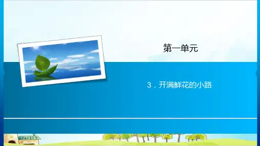 人教部编版二年级下册开满鲜花的小路精品PPT课件