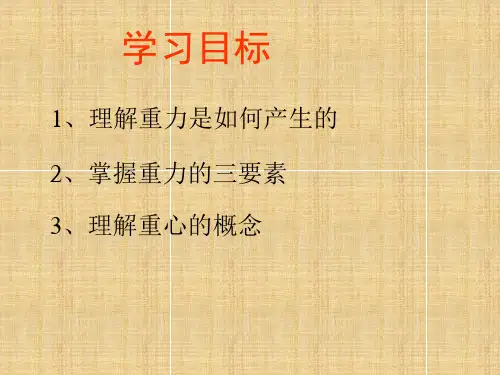 重力    人教版八年级物理下册