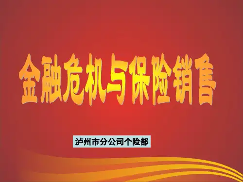 金融与保险PPT课件