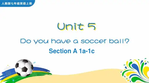 英语人教版七年级上册 Unit5_SectionA(1a-1c)精品课件1
