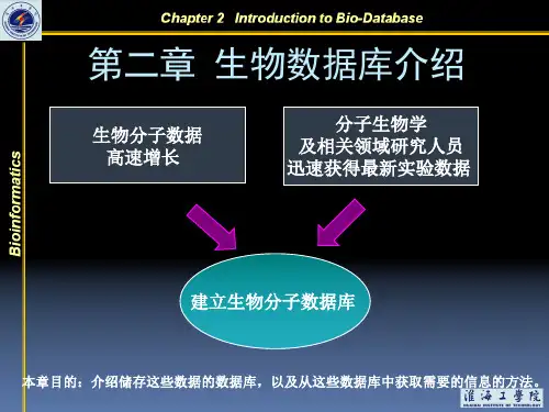 生物数据库介绍