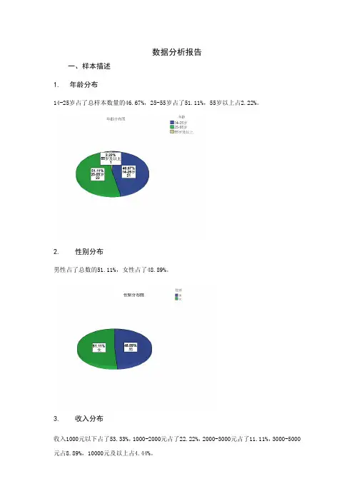 数据分析报告