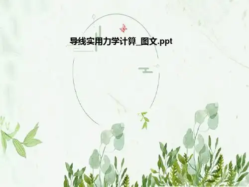 导线实用力学计算_图文