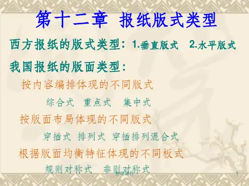 《报纸版式类型》