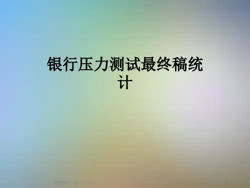 银行压力测试最终稿统计