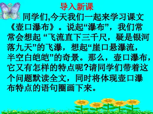 《壶口瀑布》课件