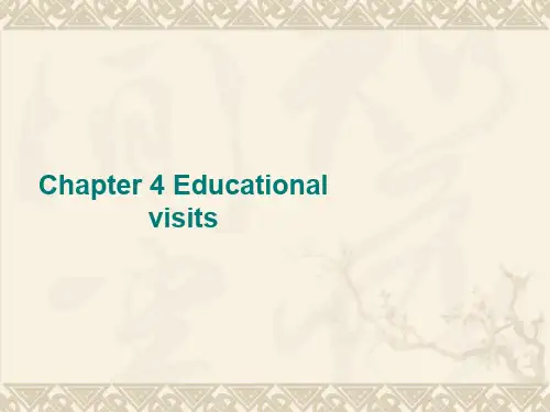 牛津深圳版英语八下《Chapter 4 Educational visits》(Writing)课件