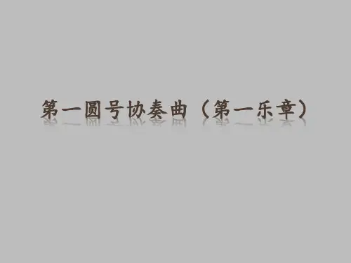 花城出版社高中音乐选修：音乐鉴赏第一圆号协奏曲(第一乐章)