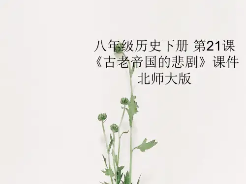 古老帝国的悲剧PPT课件