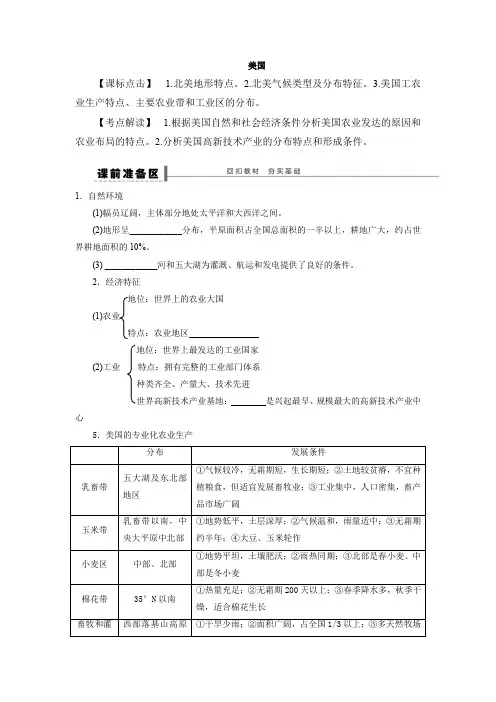 北美洲、美国