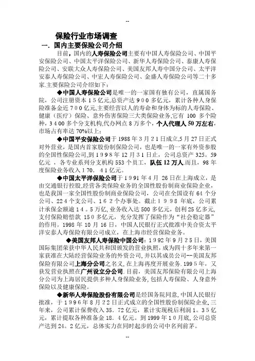 保险推销话术