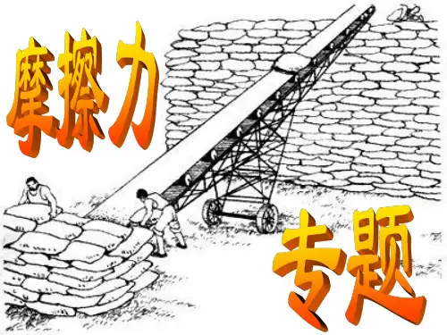一、滑动摩擦力