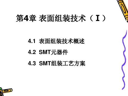 4.1  表面组装技术概述