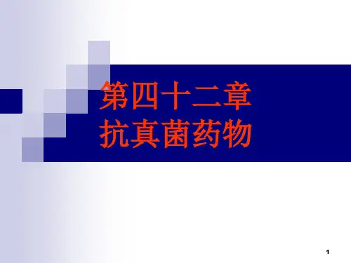 抗真菌药PPT课件