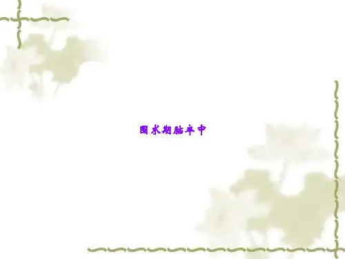 围术期脑卒中