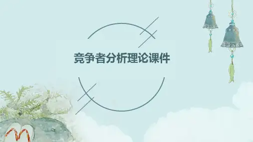 竞争者分析理论课件