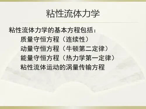 粘性流体力学.ppt