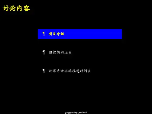最新完善组织架构优化流程ppt课件