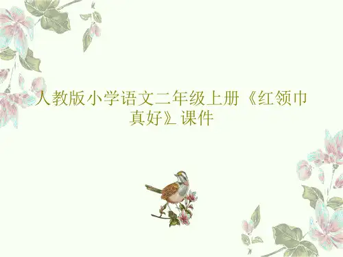 人教版小学语文二年级上册《红领巾真好》课件 共24页