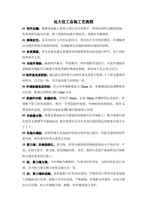 总装工艺流程介绍