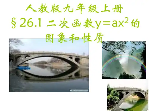 22.1.2  二次函数y=ax2的图象和性质 初中九年级数学教学课件PPT 人教版
