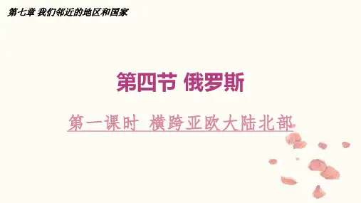 人教版七年级下册 俄罗斯 精品课件(17张PPT)
