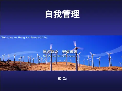 自我管理培训课件课件(共32页)