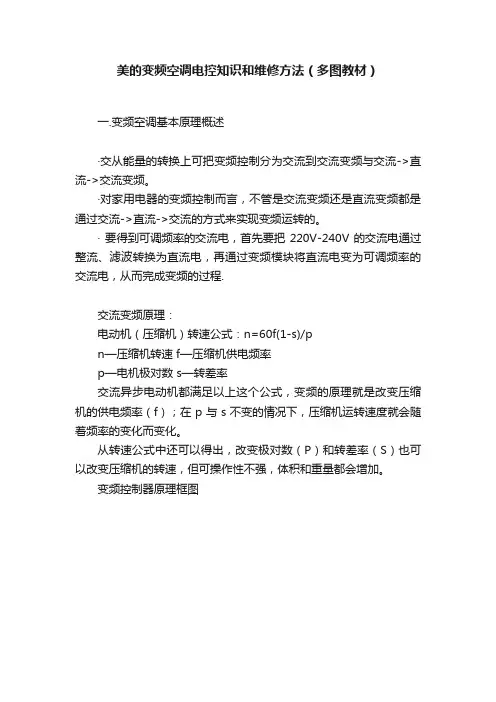 美的变频空调电控知识和维修方法（多图教材）