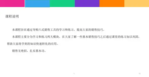 导购销售六式.PPT