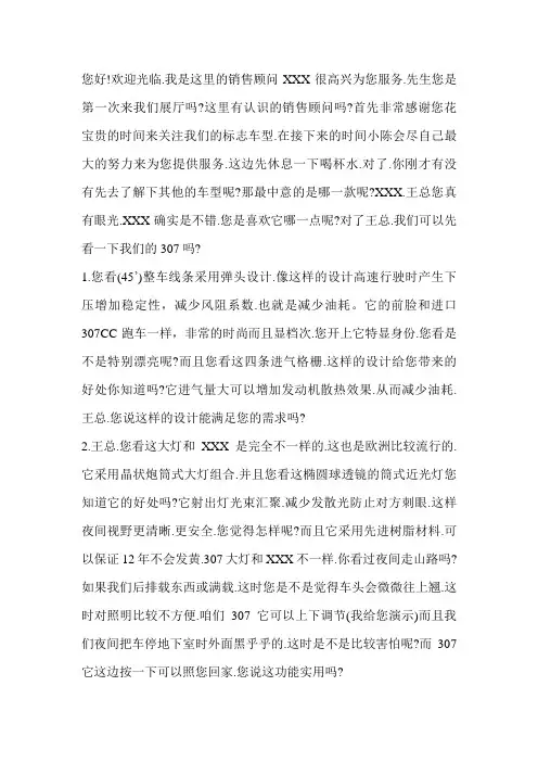 标致-307产品介绍