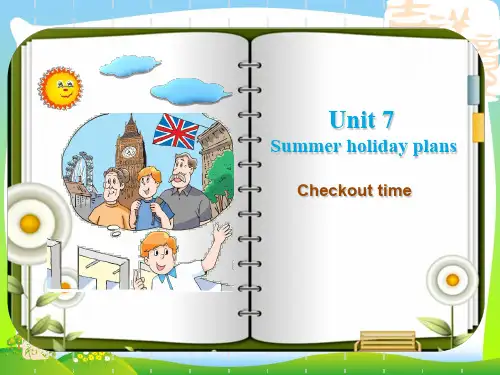 2020年牛津小学英语译林版六下Unit7 Summer Holiday plans第四课时优质课课件 (2)
