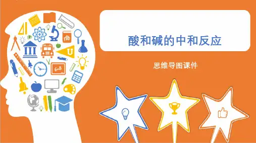人教版九年级化学下册 《酸和碱的中和反应》思维导图课件